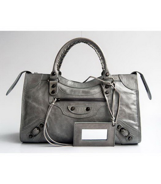 Balenciaga Giant City Bag grigio chiaro